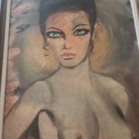 ROMANO MUSSOLINI Quadro Olio Su Tela 50x70