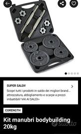 Home Gym , rack, kit bilancieri, manubri e dischi