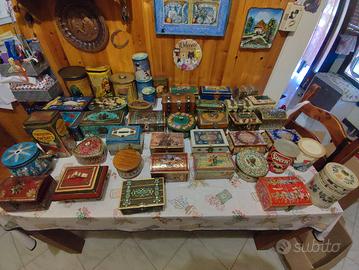 scatole di latta vintage