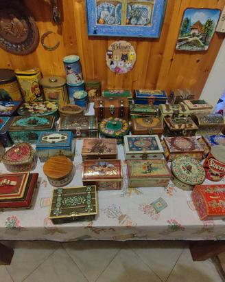 scatole di latta vintage