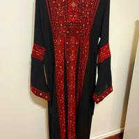 Raffinatissimo Vestito Arabo Originale Dubai Nero