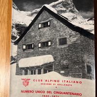 Libro CAI 1972 Cinquantenario sezione Gallarate