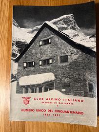 Libro CAI 1972 Cinquantenario sezione Gallarate