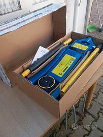 cric 4 tonnellate doppio pistone ruote bidirezion