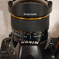 Nikon 8mm Samyang Fisheye 