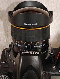 Nikon 8mm Samyang Fisheye 