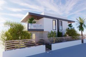 Villa con giardino su tre lati