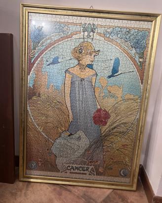 Quadro puzzle zodiac eg cancro