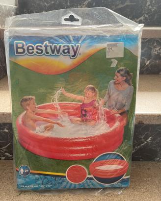 Piscina rossa gonfiabile