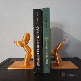 Ferma libro cane palloncino Jeff Koons, 3D