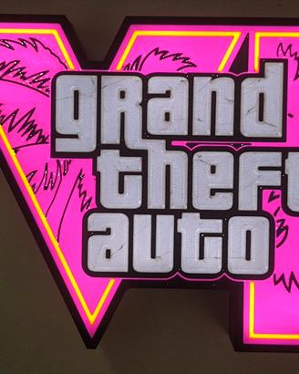 Lampada led Lightbox  GTA VI