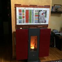 Stufa a pellet Cadel Wall Plus 10 KW canalizzabile