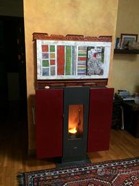 Stufa a pellet Cadel Wall Plus 10 KW canalizzabile