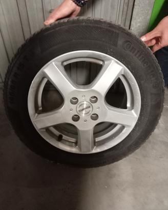 4 cerchi in lega Enzo R15 per Punto