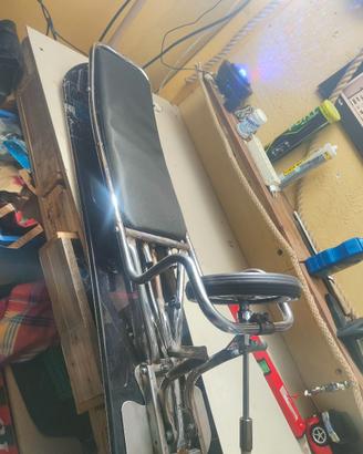 Slittino artigianale con sedile