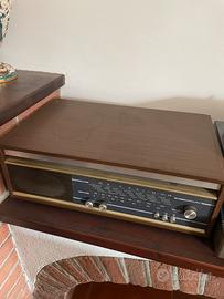 Radio antica a giradischi Mivar RF43