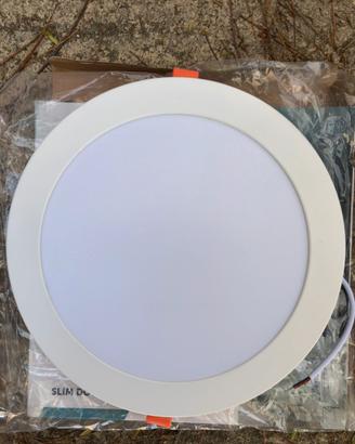 Faretto incasso led downlight slim 18W luce calda