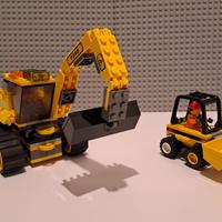 Set 2 mezzi da cantiere Lego City