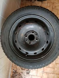 Pneumatici invernali 165-65 r14 cerchi fiat