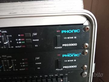 Due equilizzatori Phonic