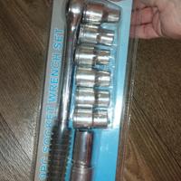 Socket Wrench cricchetto 9 chiavi NUOVO 
