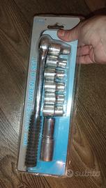 Socket Wrench cricchetto 9 chiavi NUOVO 