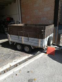 Carrello rimorchio 2 assi