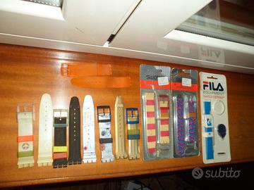 Lotto 5 cinturini Swatch + 1 Fila + 1 senza marca