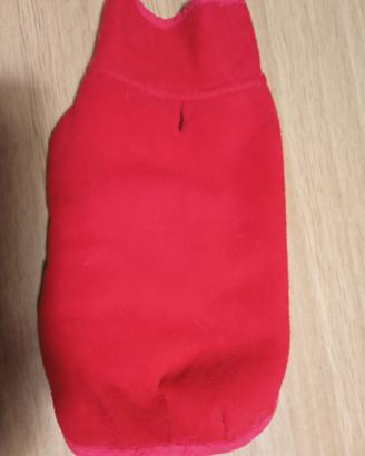Cappotto rosso per cani