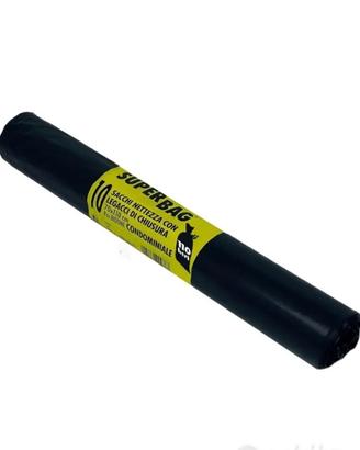 12 rotoli sacchi e 12 scope