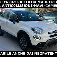 FIAT 500X CROSS MJT 95cv BICOLOR PERLA/NERO-UNIPR.