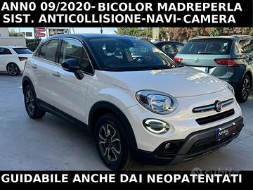 FIAT 500X CROSS MJT 95cv BICOLOR PERLA/NERO-UNIPR.