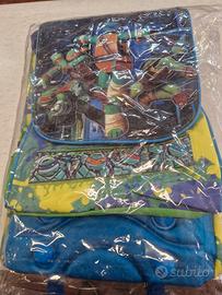 zaino scolastico tartarughe ninja