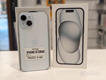 iPhone 15 128GB blu usato garanzia 