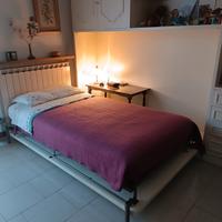 letto a scomparsa nel mobile bianco 