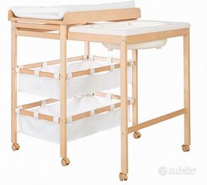 Fasciatoio per Bambini e Neonati + Vasca da Bagno