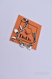 Bracciale ad anelli Dodo I Love You in argento