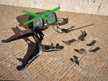 BMW K100, livello fuel e staffa