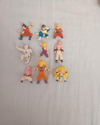 Lotto 9 Mini Figures Dragon Ball Vintage Edicola