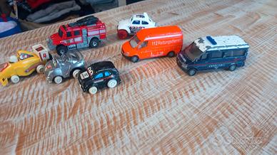Lotto 6 Modellini Macchinine - Vintage toys 
