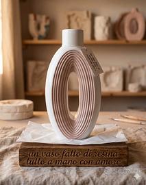 vaso in resine
