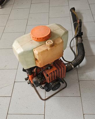 atomizzatore soffiatore con prodotto