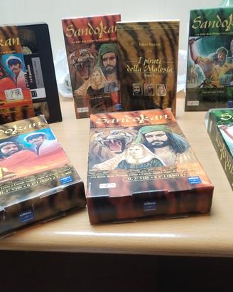cofanetti videocassette Sandokan 
