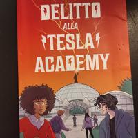 Libro per ragazzi Delitto alla Tesla Academy