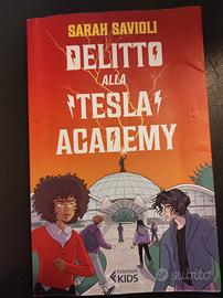 Libro per ragazzi Delitto alla Tesla Academy