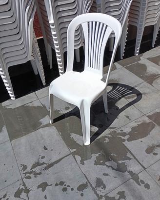 Sedie in plastica per giardino