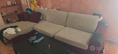 Divano con penisola