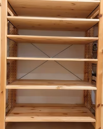 Scaffale Ivar Ikea - legno pino massiccio