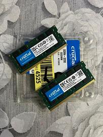 Ram Crucial DDR4 2x32 Gb 64Gb SODIMM 3200