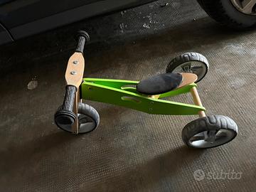 Bicicletta in legno
